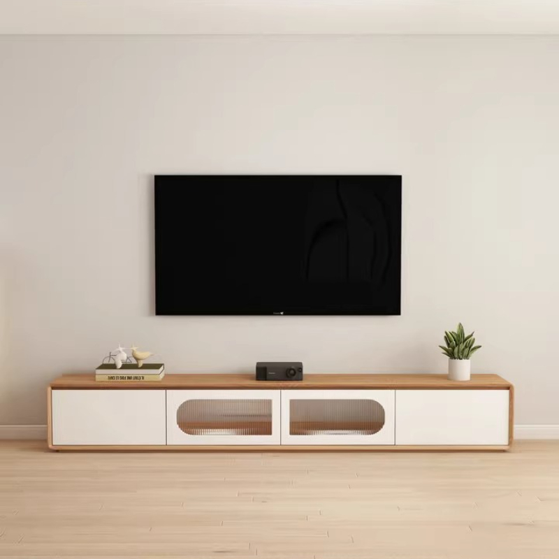 Interior Design White And Wood - デザイナーアクセサリー テレビキャビネット ホームデザインブラケット ホワイトテレビキャビネット ルーム ヴァサゲルデスク