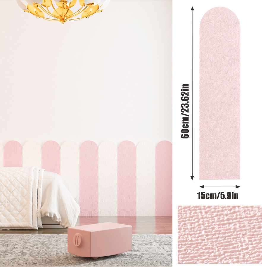 1/3/5枚入り 自己粘着性珪藻土ウォールステッカー テクス - Wall Panel 3D Texture のレビューと価格