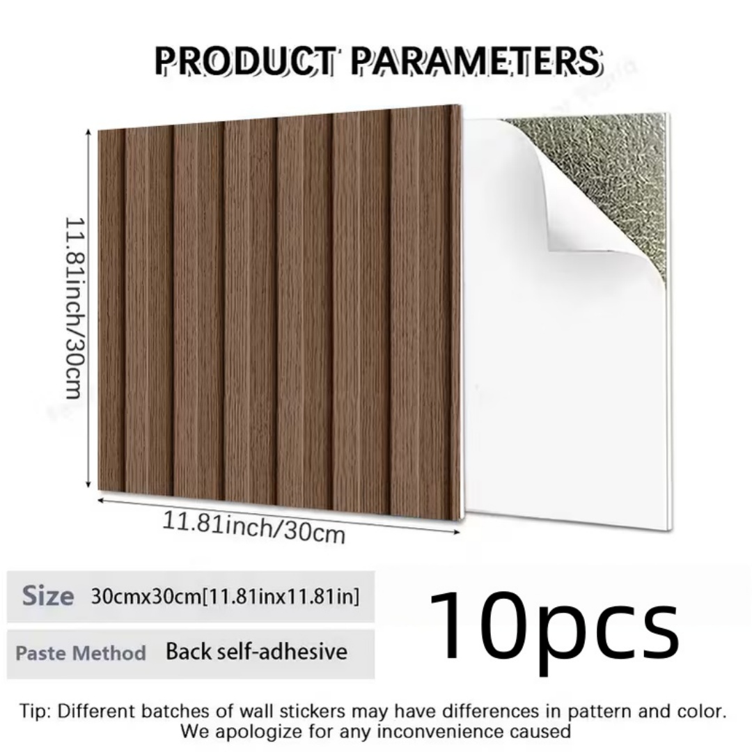 2D自己粘着性PVC木目調ピール＆スティックパネル、リアルな - Wall Panel 3D Texture のレビューと価格