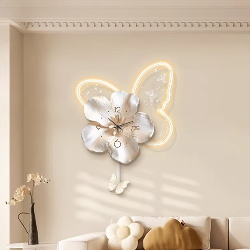 LEDデジタル時計 壁掛け時計 リビングルーム用 高級住宅装 - Interior Design Luxury House のレビューと価格