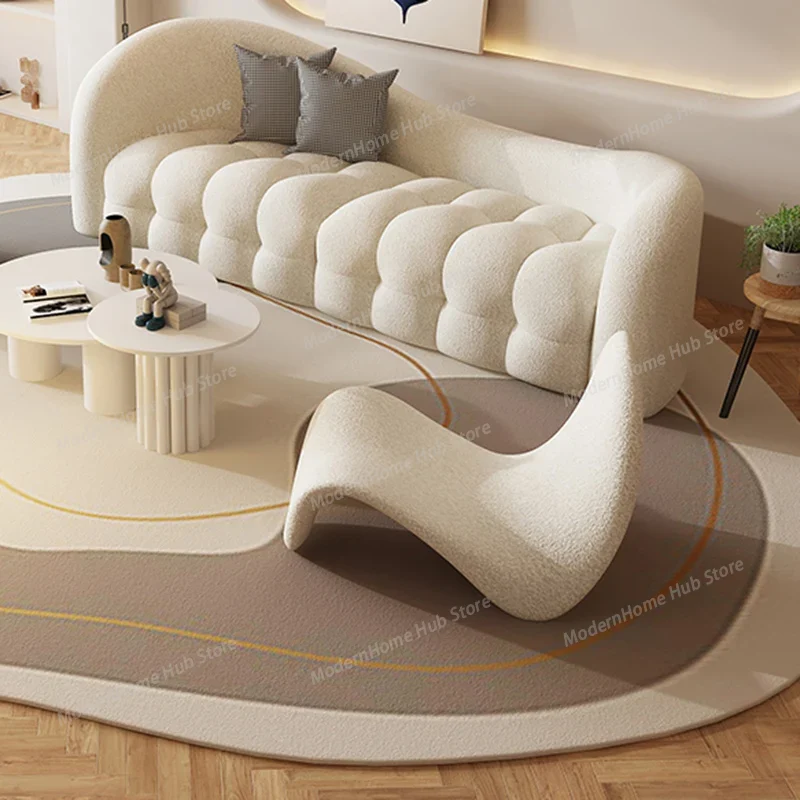 ホワイトクリームリビングルームソファインテリアファッションか - Interior Design White And Wood のレビューと価格
