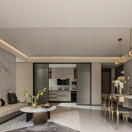 サンハイライトスタイルインテリアデザインヴィラリビングルーム - Interior Design And Construction のレビューと価格