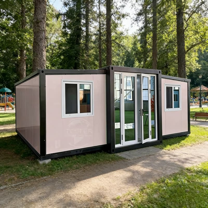 40フィート折りたたみ式コンテナハウス、カスタマイズ可能な拡 - Interior Design Luxury House のレビューと価格