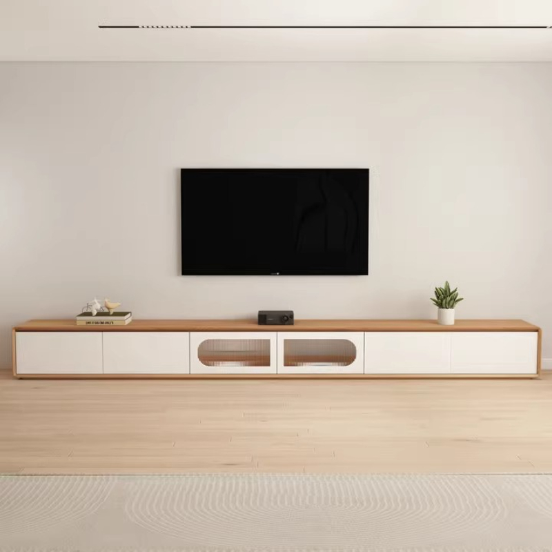 デザイナーアクセサリー テレビキャビネット ホームデザインブ - Interior Design White And Wood のレビューと価格