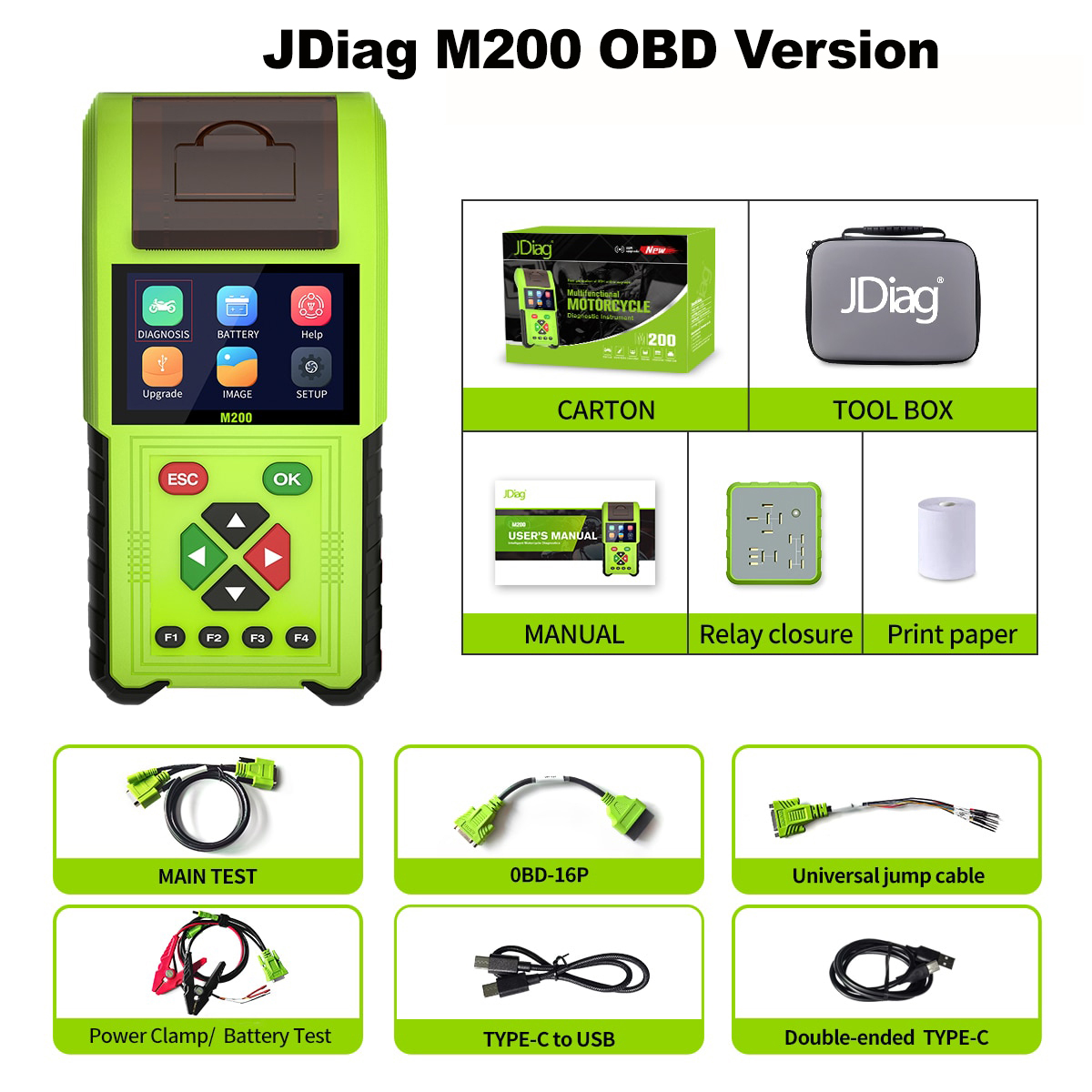 JDiag M200 バイク診断スキャナー モト故障診断コー - Interior Design Software のレビューと価格