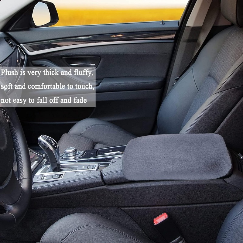 ユニバーサル車のアームレストカバーぬいぐるみ暖かいパッドアン - Interior Design Degree のレビューと価格