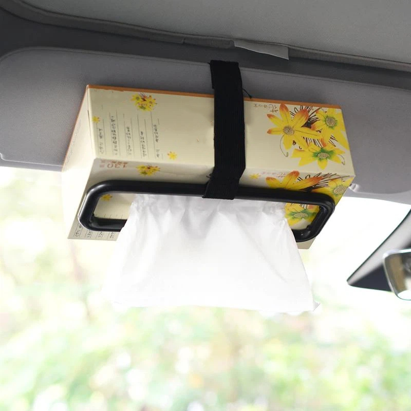 車のバイザー用ペーパータオル収納クリップ、片手で操作できるデ - Interior Design Type のレビューと価格