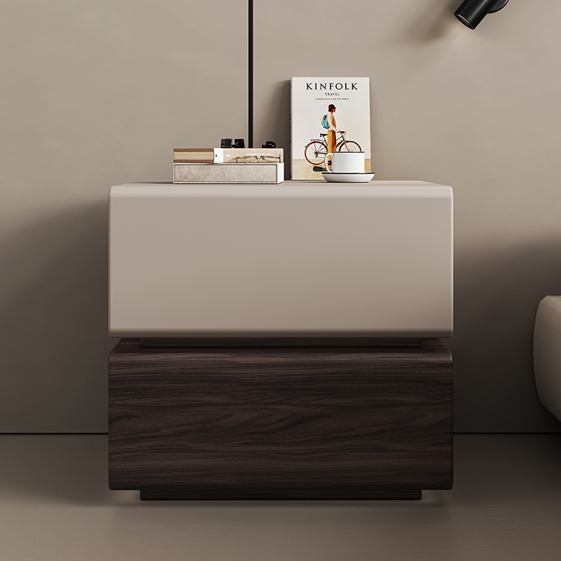 白いベッドサイドテーブル高級木製インテリアモダンなベッドサイ - Interior Design White And Wood のレビューと価格