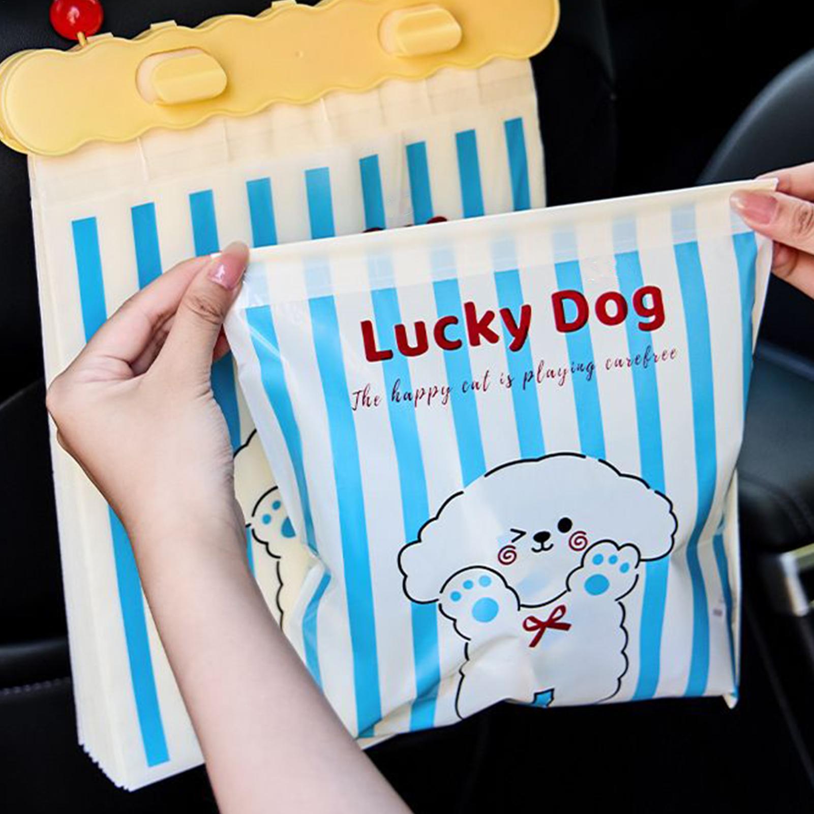 車用ゴミ袋 20枚入り 後部座席用ゴミ袋 犬デザイン 漏れ防 - Interior Design Type のレビューと価格