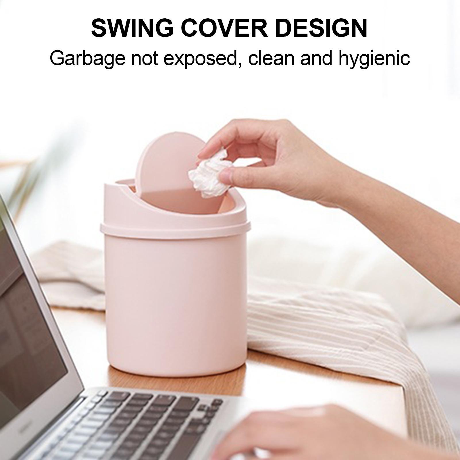 ミニデスクトップゴミ箱 小型ゴミ箱 蓋付き寝室用ゴミ箱 ゴミ - Interior Design Type のレビューと価格