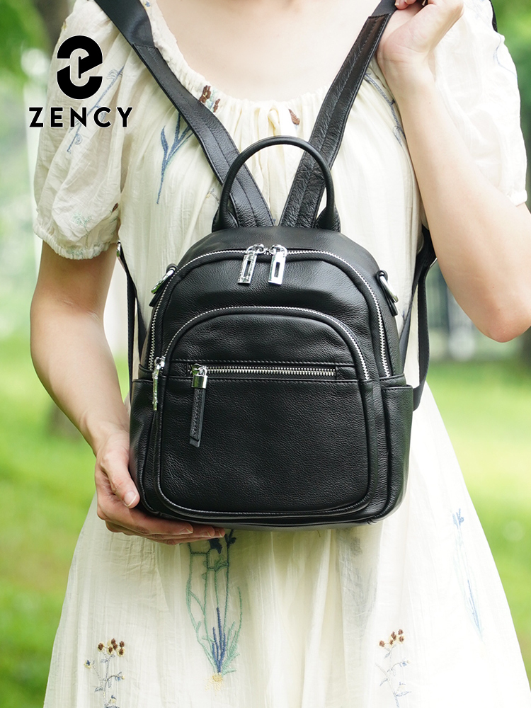 Zency 本革小型バックパックナップザックマルチポケットデ - Interior Design Women のレビューと価格