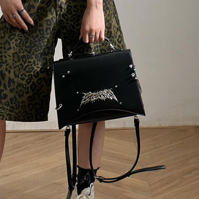 女性のためのパーソナライズされたヒップホップバッグ,リベット - Interior Design Women のレビューと価格