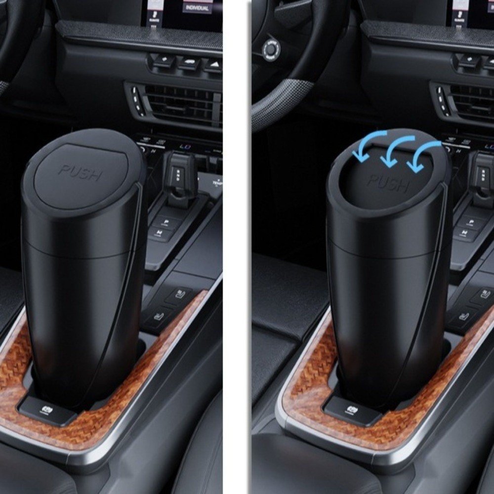 ポータブル漏れ防止デザイン車用ゴミ箱カップホルダー付き多目的 - Interior Design Type のレビューと価格
