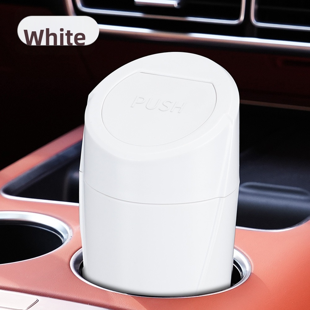 ポータブル漏れ防止デザイン車用ゴミ箱カップホルダー付き多目的 - Interior Design Type のレビューと価格
