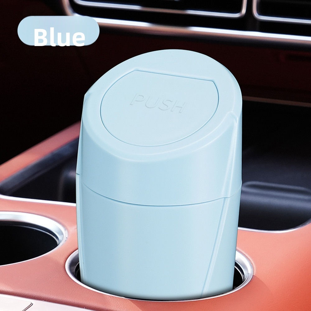 ポータブル漏れ防止デザイン車用ゴミ箱カップホルダー付き多目的 - Interior Design Type のレビューと価格