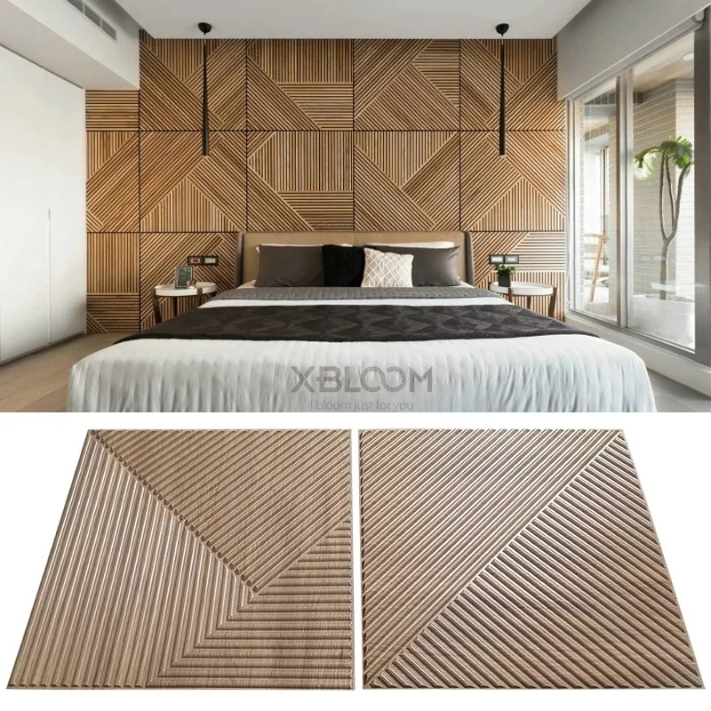 12 個 50 センチメートル 3D 壁の装飾木目スラット壁 - Wall Panel 3D Texture のレビューと価格