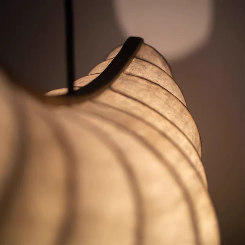 北欧ミニマリズムシルクウッドシルクデザイナーライトシャンデリ - Interior Design White And Wood のレビューと価格