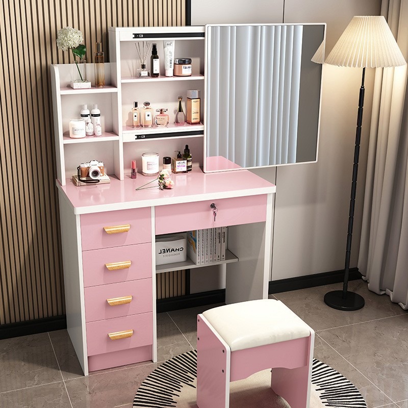 モダンな美的デザインの化粧台デザイン白い省スペースインテリア - Interior Design White And Wood のレビューと価格