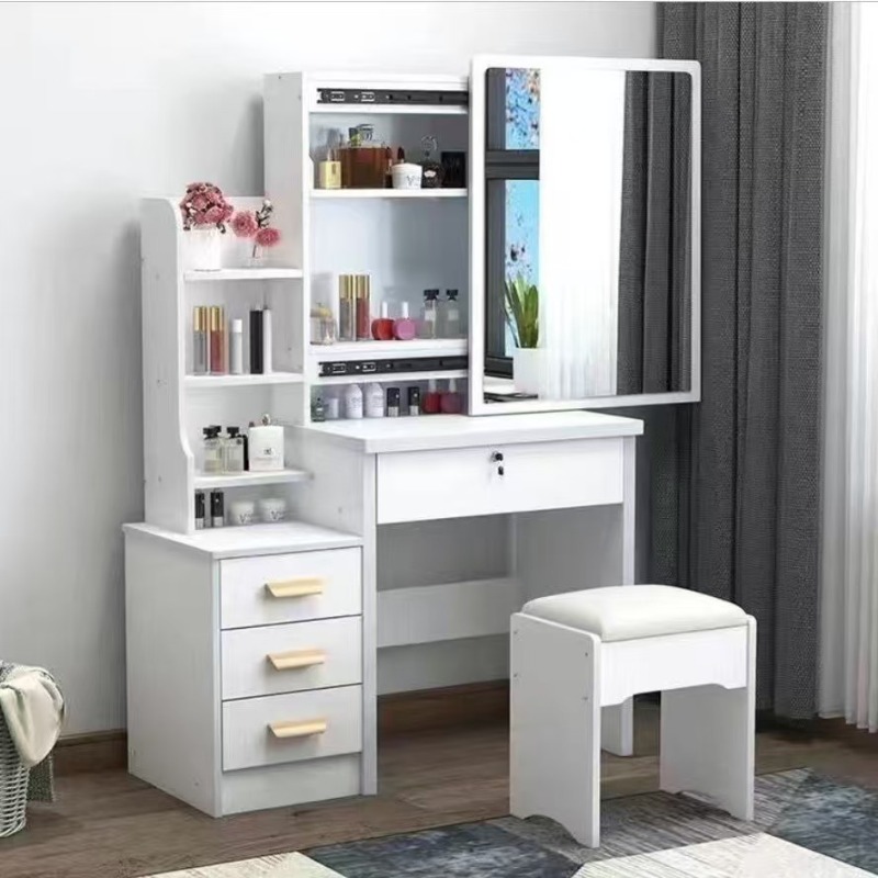 モダンな美的デザインの化粧台デザイン白い省スペースインテリア - Interior Design White And Wood のレビューと価格
