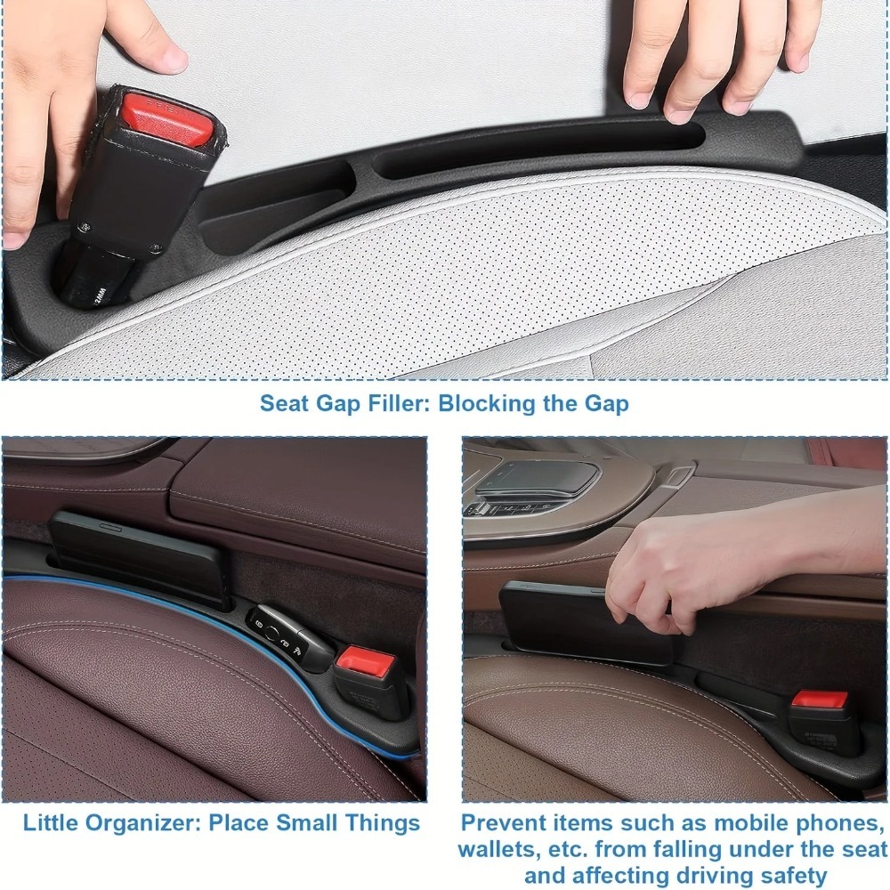 2個入り 車用シート隙間収納オーガナイザー、PU防水シート隙 - Interior Design Degree のレビューと価格