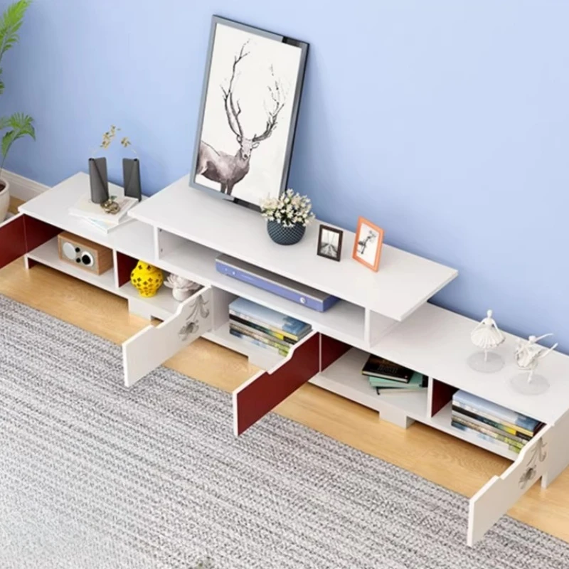 インテリアホワイトモダンテレビキャビネット、ラグジュアリーミ - Interior Design White And Wood のレビューと価格