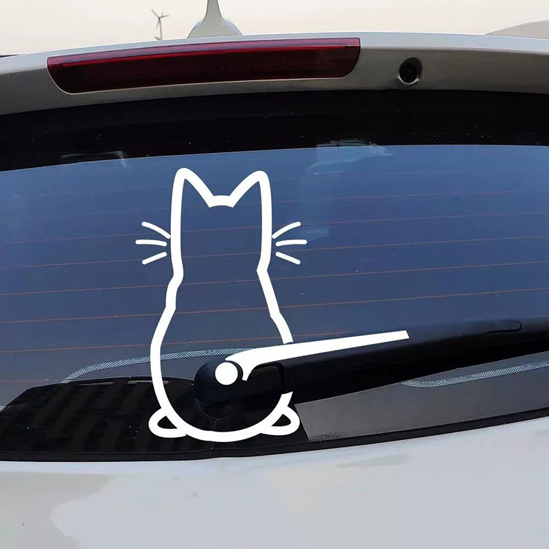 車内ステッカーアートデザイン楽しい猫車ステッカー窓後部ガラス - Interior Design Degree のレビューと価格